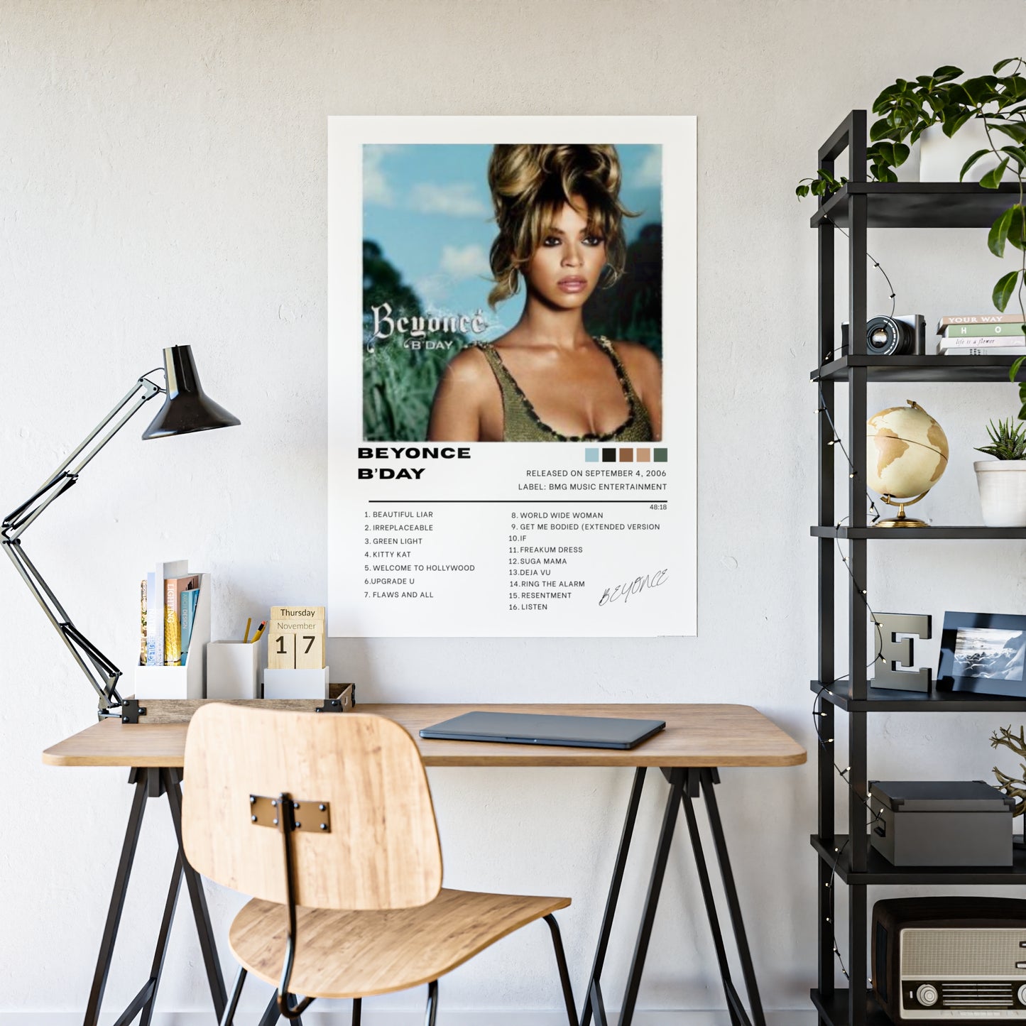 Beyonce Album Cover Poster B’DAY