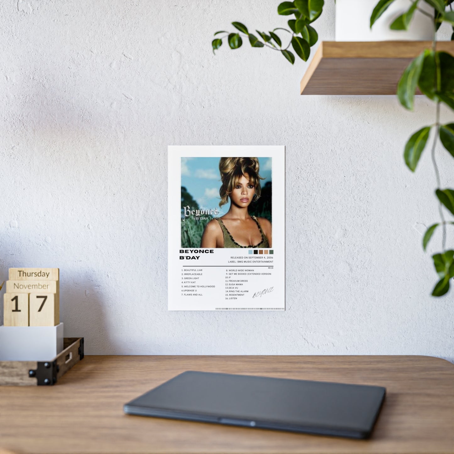 Beyonce Album Cover Poster B’DAY