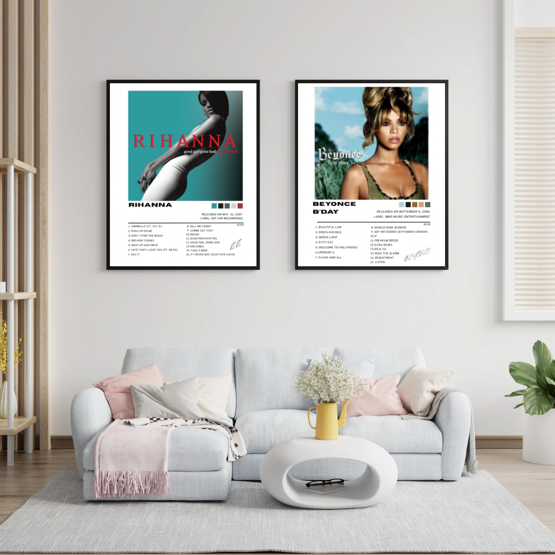 Rihanna Album Cover Poster (Good Girl Gone Bad)