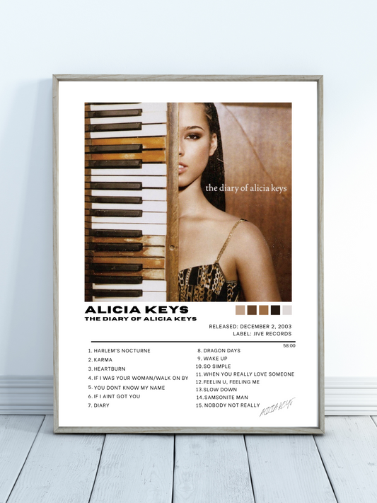 Alicia Keys Album Cover Poster