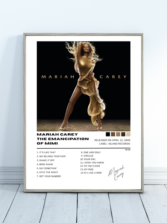 Mariah Carey Emancipation Album Cover Poster