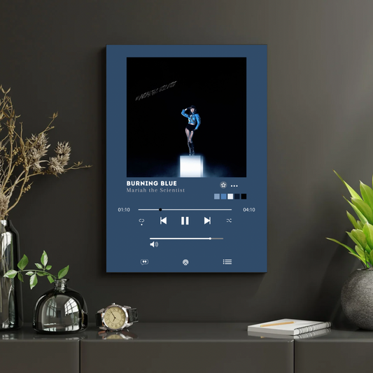 Mariah the Scientist Burning Blue Poster Print